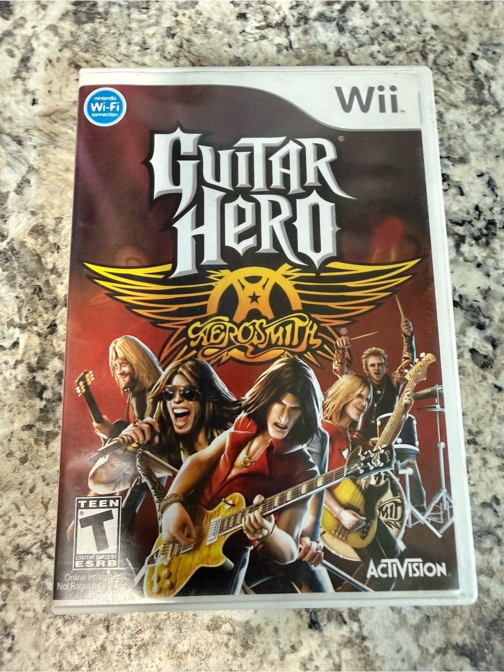 Guitar Hero: Aerosmith (Wii) - Red and Brown Cover Artwork